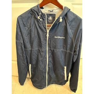 Walt Disney World Parks Mens Hooded Lightweight Rain Jacket Men's M
